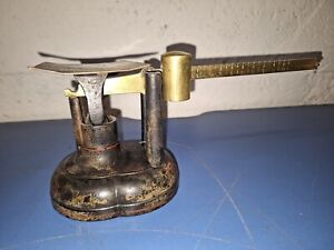 Antique Cast Iron And Brass 1859 Fairbanks Postal Scale Coin Stencilled Base