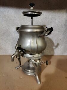 Vintage Antique Metal Coffee Tea Pot Percolator Missing Parts As Is