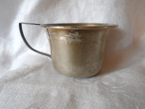 Antique Vintage Sterling Silver Baby Cup No Mono 16 Grams Plain