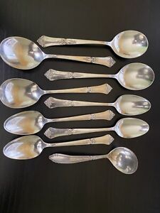 Sterling Silver Spoon Lot 287 5 Grams 8 Stately By State House 1 Scrap Piece