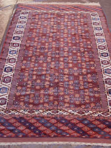 Antique Turkman Yomud Tribe With Kepse Gul Design Main Rug 6 3 X 10 8 