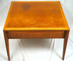 Beautiful Wicker Century Furniture Mid Century Modern Nightstand Table
