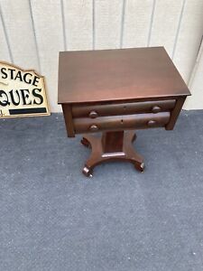 64460 Antique Empire 2 Drawer Stand Nightstand