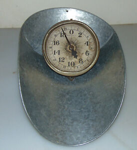 Vintage Jacob Scale 20lb Hanging Scale With Galvanized Scoop Chain Complete 