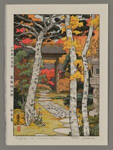 Toshi Yoshida Woodblock Sangetsu An Hakone Museum