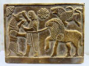 Near Eastern 1st Century Intercultural Roman Engraved King Caravan Stone Tablet