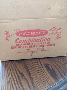 Vintage Magic Hostess Meat Grinder Salad Chef 587