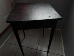 Antique Shaker Side Table With Drawer Never Been Refinished Original Patina