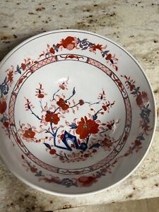 Antique Hand Painted Chinese Porcelain Bowl 10 Diameter 4 5 Tall