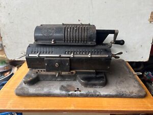 Rare Felix Adding Machine Arithmometer Soviet Vintage Mechanical Calculator