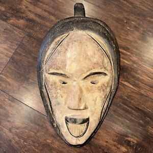 Antique African Mask Pounou Punu Tsengui Mukuyi Okuyi Lumbo Gabon African Art