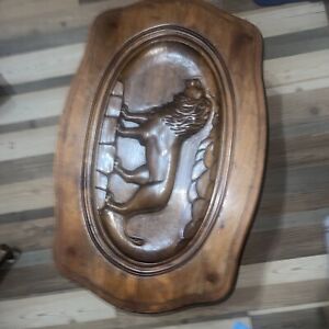 Antique French No Glass Top Tray Coffee Table With Carved Lion Picture