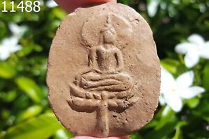 Phra Khun Paen Bai Phut Sa Kru Wat Yai Chai Mong Kol Thai Buddha Amulet 11488a