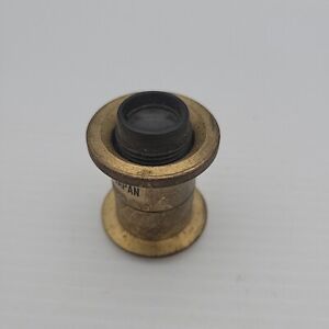Antique Brass Condenser Piece Microscope Made In Japan