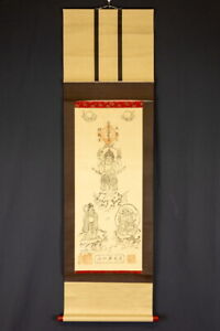 Japanese Hanging Scroll Buddhist Painting