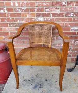 Edward Wormley Dunbar Chair Cane Seat And Back Danish Walnut 2