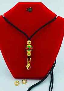 Necklace Rope Gold Plated Micron Hanger Pendant Thai Buddha Amulet Adjustable