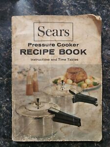 Vintage Sears Pressure Cooker Recipe Book