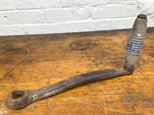 C 1920 Crank Handle Wood Grip Meat Or Coffee Grinder Working Condition