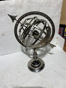 Armollary Sphere Globe 11 Tall Zodiac Nautical
