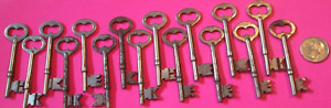 Lot Of 16 Vintage Corbin Skeleton Keys Door Old Lock Many Mor Keys Listed Here