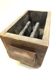 Vintage Industrial Wood Foundry Mold Pattern 17 X 8 X 7 5 
