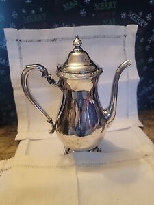 Vintage 1972 Camille Silver Plate Coffee Pot By International Silver Company 