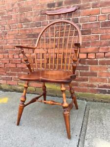 D R Dimes Windsor Chair Bow Back Chair Armchair W Comb Back Signed 