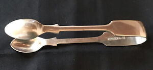 Anitque Kay Co Sugar Tongs Silver Plate Worchester England