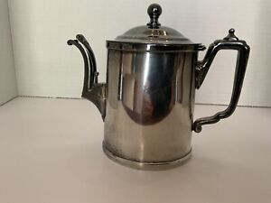 Vintage Silver Triple Plate Made In Taiwan Single Serve Tea Pot