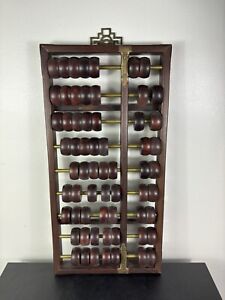 Estate Antique Asian Chinese Abacus Rosewood Huanghuali 