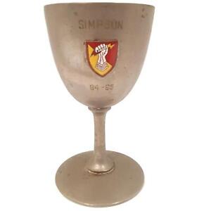 Vintage Antique Simpson 1964 1965 Metal Silver Wine Goblet Chalice Collectible