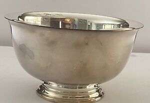 Vintage Webster Wilcox International Silver Co Bowl 7 33677 Comes W Insert