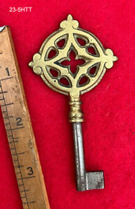 Skeleton Key Museum Grade Genuine Antique Brass Bow More Old Rare Keys Here 
