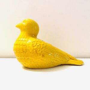 Aldo Londi For Bitossi Rare Figure In Ceramic Yellow Bird Years 60 With Signed