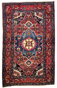 Superb Antique Hand Knotted Exquisite Rug 4 2 X 6 8 Inv199 4x7