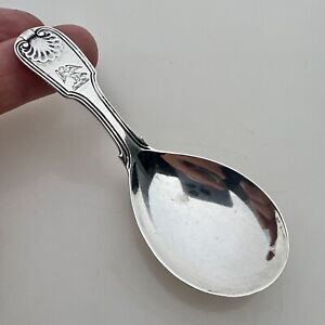 1829 Georgian Sterling Silver Tea Caddy Spoon Wm Eaton 92548
