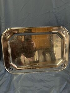 Silver Plated Serving Tray 15 5 X11