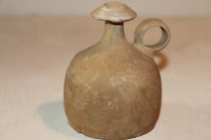 Ancient Greek Hellenistic Pottery Guttus Oil Lamp Filler Flask 4 3rd Century Bc