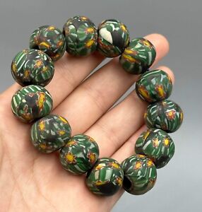 Afghanistan Old Wonderful Roman Glass Beads Beautiful Bracelet