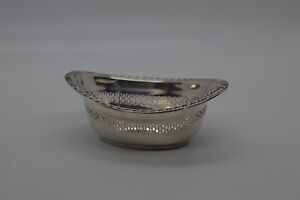 Gorham Sterling Silver Reticulated Bon Bon Nut Dish A12655 3 1 4 25g