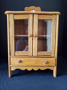 Antique Miniature Handmade Jelly Cupboard Cabinet Pie Safe Early 1900 S