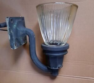 Antique Cast Iron Wall Sconce Light Fixture Gothic Porch Light With Shade