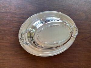 Silver Plated Double Or Covered Vegetable Dish