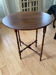 Table Over Flip Top Gate Leg Table Handcrafted Table Cira 1800s