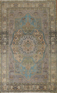 Vintage Dynasty Historical Kashmar Living Room Rug 7x10 Wool Hand Knotted Carpet