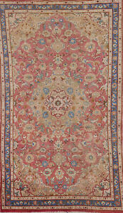 Vintage Traditional Floral Kashmar Area Rug 4x7 Hand Knotted Wool Carpet