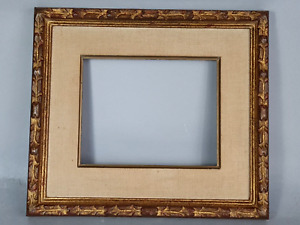 Frame Antique Wood Carved Golden Rabbet 24x19 Or 35x30 Cm B568