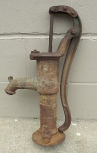 Antique W B Douglas Tall Cast Iron Well Water Hand Pump Off Grid Farm Homestead