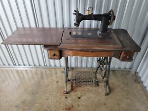 Antique 1800s Wheeler Wison 9 Sewing Machine Vintage Collectible Sewing